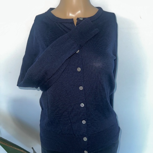 2 XS Navy Cardigans Bundle: J.Crew and Sophie Grace - Picture 2 of 6